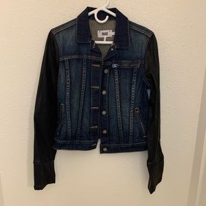 Paige Denim & Black Jacket Size medium